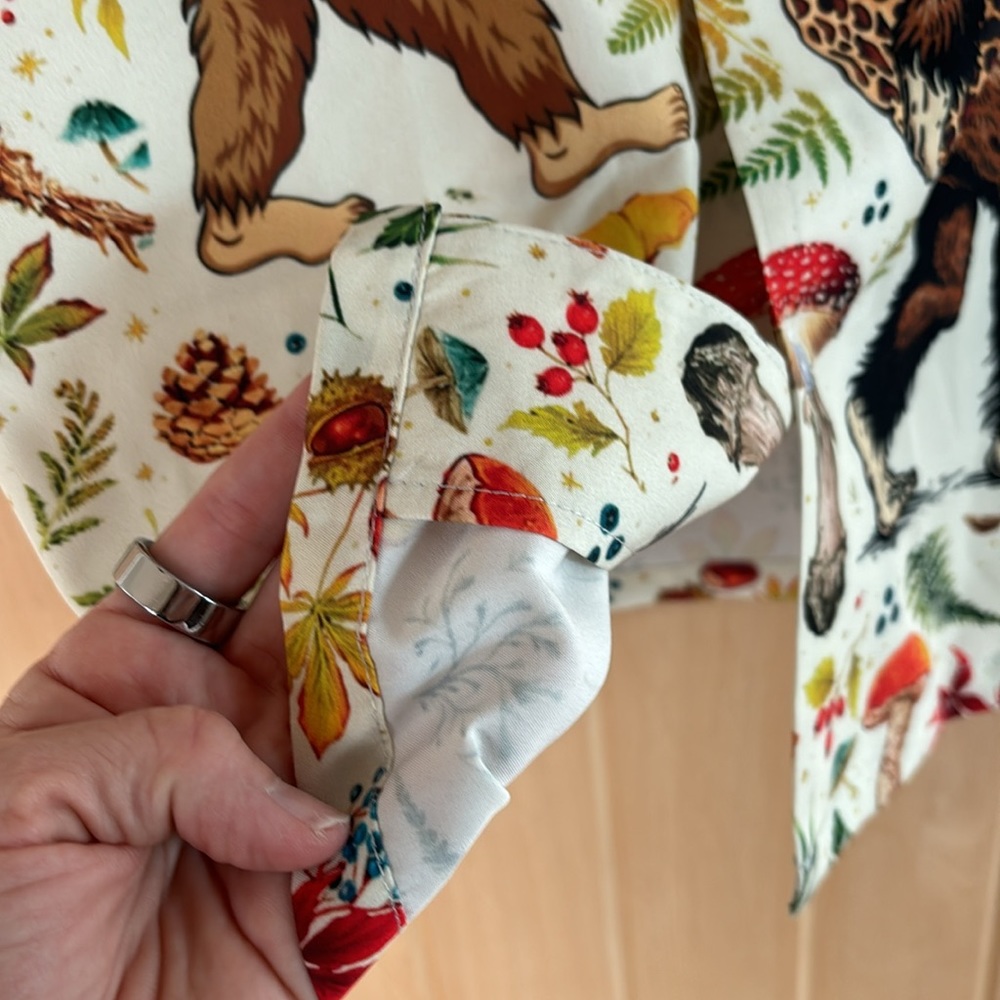 Sasquatch Mushroom Hawaiian Shirt - Picture 8 of 8
